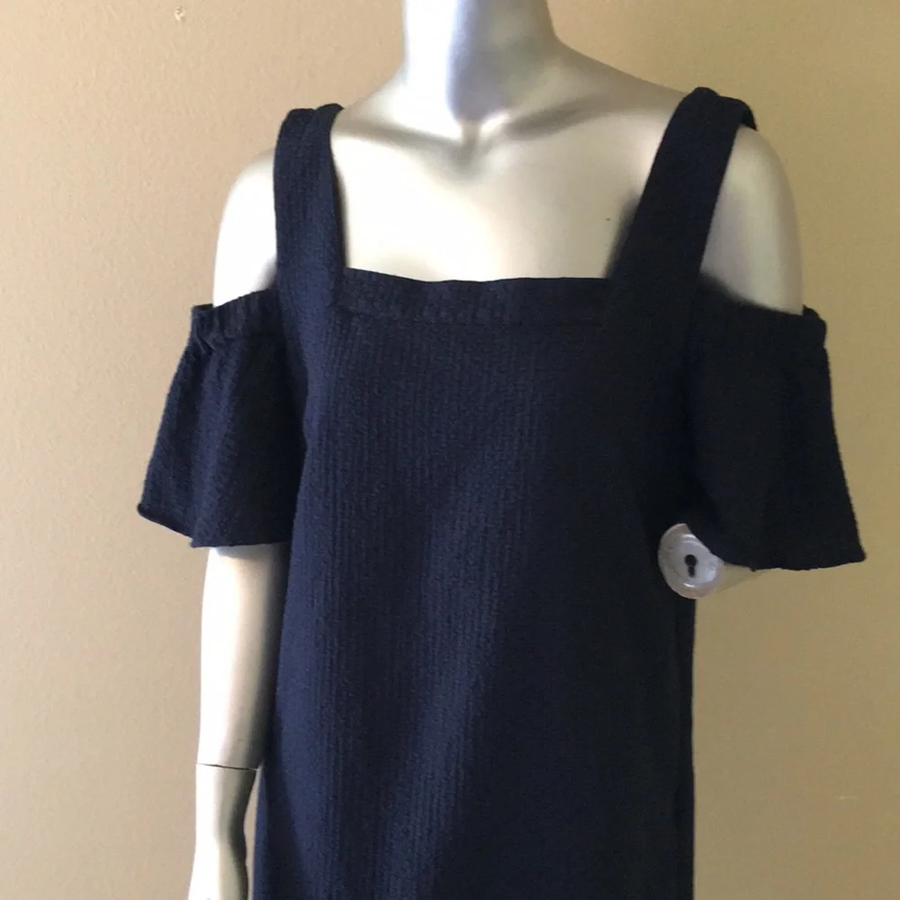 J. Crew Basketweave Textured Cold Shoulder…